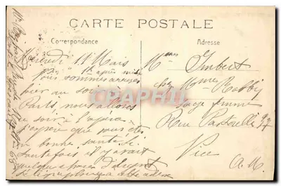 Paryż — Place de la République — nieznany wydawca — Rewers