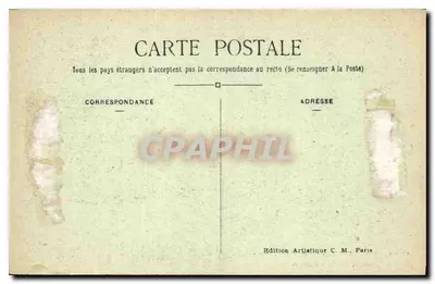 Paryż — Façada Katedry Notre-Dame — Roseta i Królowie Izraela — C. M. — Rewers