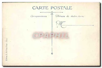 Paryż. Plac gwiazdy — Arc de Triomphe — Wydawnictwo G. B. Petit-Pont — Rewers
