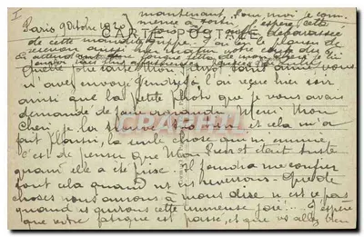 Paris — Arco da Triunfo — A.P. — n°16 — Verso