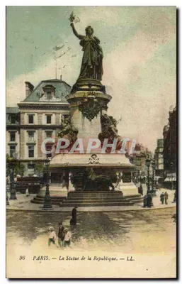Paryż — Statua Republiki — LL. — N° 96
