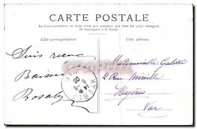 PARIS — Het Bloemenmarkt — CPHAPHIL — Achterkant