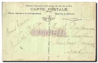 Paryż — Arc de Triomphe de l'Étoile — J. H. wydawca, nr 217 — Rewers