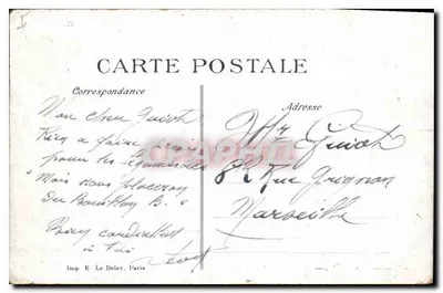 PARIS. A Bolsa — N° 11 — Editor: Imp. E. Le Deley, Paris — Verso