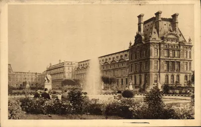 Pavilion de Flore w ogrodzie Tuileries — Paryż — Éditions d'Art Monnier, n°101