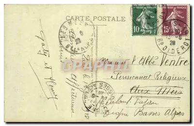 Paris - Notre-Dame - La Façade — édifice du 12e siècle, achevé vers 1240 — n° 294 — Rewers
