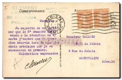 Paryż — Carrousel — widok z lotu ptaka — LL, n°49 — Rewers