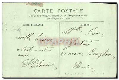 Paryż — Jezioro w Bois de Boulogne — LL. — n°259 — Rewers