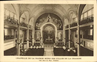 Capela da Casa-Mãe das Filhas da Caridade — 140, Rue du Bac, Paris