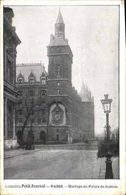 Horloge du Palais de Justice — Paris — Collection Petit Journal