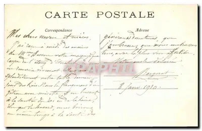 PARIS — Katedra Świętego Serca Panny Marii na Montmartre — Widok zakończonego obiektu — J. II. Depose — Rewers