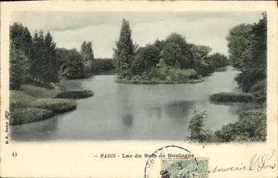 PARIS - Jezioro w Bois de Boulogne — B.F. PARIS, n°43