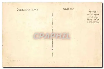 Paris - Facha da Igreja Saint-Julien-le-Pauvre — Edição Attié — Verso