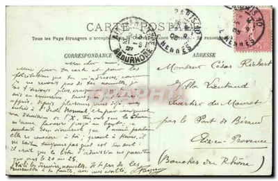 Paryż — Widok z Buttes Chaumont — Li, nr 409 — Rewers