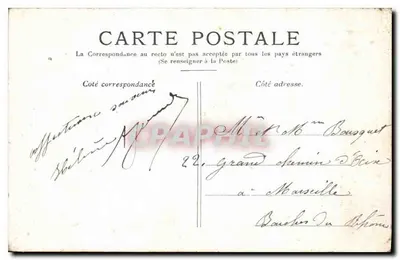 PARIS — Widok na Mały Pałac — Wydawca nieznany, numer serii nie widoczny — Rewers