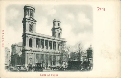 Igreja de Saint-Sulpice — Paris — St. & Co. & D. 10136