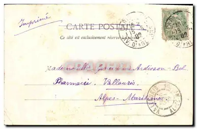 Paryż - Katedra Notre-Dame, Absydę — wydawca nieczytelny, numer serii nieczytelny — Rewers