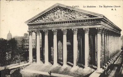 Paris. A Madeleine - A Igreja da Madeleine — A.L. — n°355
