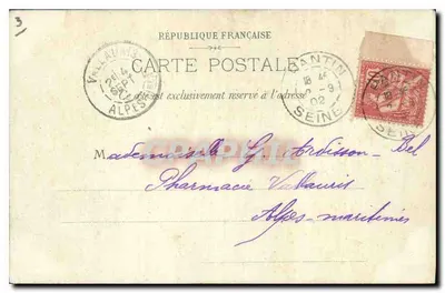 Parijs — Facade van Notre-Dame — Uitgever Parijs, n°5 — Achterkant