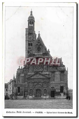 Paris — Igreja de Saint-Etienne-du-Mont — Coleção Petit Journal