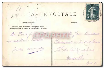 PARIS — Saint-Eustache — De instelling van het geheiligde water door de eerste paus San Clemente — 384 — Achterkant