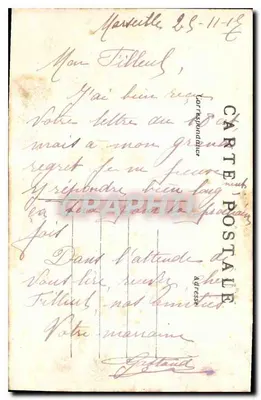 Paris - Bois de Boulogne — La Ferme du Pré Catelan — C. M. n°340 — Verso