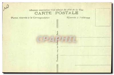 Parijs — Het Stadhuis en de Brug d'Arcole — T. M. K. n°121 — Achterkant
