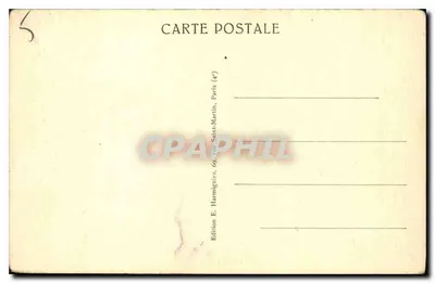 Paris — Das Rathaus — Edition E. Harmignies — Rückseite