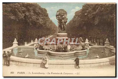 Paryż - Łuksemburg - Fontanna Carpeaux - LL