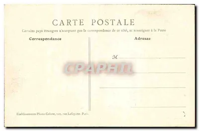 Paryż - Katedra Notre-Dame (fasada) — B.J.C. n°61 — Rewers
