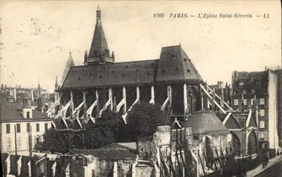 Paris — A Igreja Saint-Séverin — LL