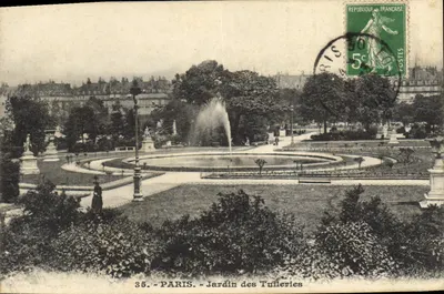 Jardin des Tuileries — Paris — éditeur inconnu, n° 35