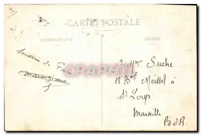 Jardin des Tuileries — Paris — éditeur inconnu, n° 35 — Verso