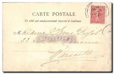 Plaats van de Batignolles — Parijs — uitgever niet geïdentificeerd, serie-nummer 305 — Achterkant