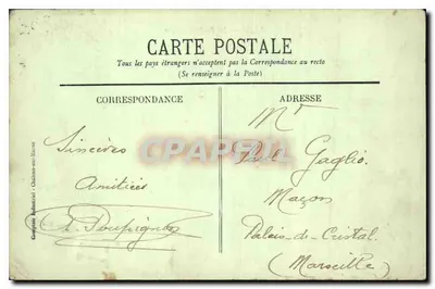PARIS — Most Alexandre — Wydawca: Compagnie Industrielle - Châlons-sur-Saône — Rewers