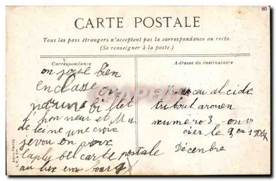 Paryż - Fontanna Carpeaux w Jardin du Luxembourg — wydawca Aqua-Photo L.V. & Cie — Rewers
