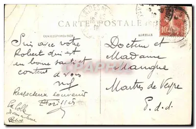 Paris — La Conciergerie — éditeur C. M. n° 59 — Verso