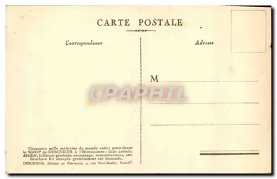 Panthéon — Paryż — Offert par Hémoglobine Deschiens — Rewers