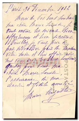Ogród Luksemburgu — Paryż — wydawca anonimowy, nr 153 — Rewers