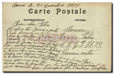 Paryż — Most i Plac Konwencji — Wydawnictwo E. VERNALLES — Rewers