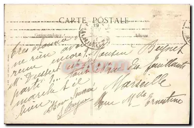 Paryż - Arc de Triomphe de l'Étoile — Stara pocztówka n°4062, wydawca nieodczytelny — Rewers