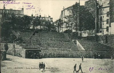 Paryż - Areny ulicy Monge — wydawca A. Hertueux, n° 282