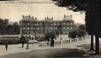 Paris — Le Palais du Luxembourg et les Jardins — Éditeur non identifié, n° 51