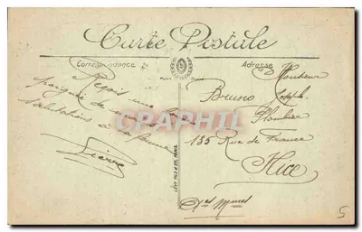 Paris — Die Place de la Bastille — Verlag LL, Nr. 175 — Rückseite