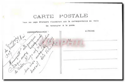 Paryż — Pomnik Victora Hugo — wydawca nieznany — Rewers