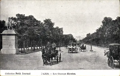 PARYŻ — Les Champs Elysées — Kolekcja Petit Journal