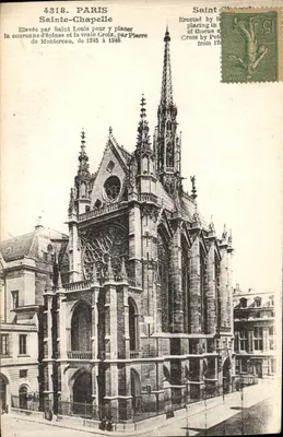 Paris - Sainte-Chapelle — editor John M. Vial e sua Edição n° 4318