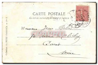 Paryż — Katedra Notre-Dame — Kolekcja Petit Parisien — nr 7 — Rewers
