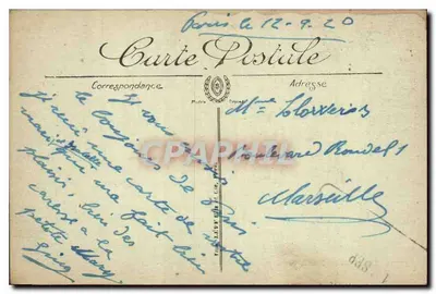 Paryż — Widok z podstawy Wieży Eiffla na Trocadéro — LL — nr 1434 — Rewers