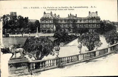 Paryż — Pałac i ogród Luxembourg — A.L. — nr 235